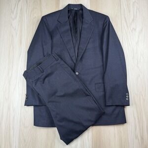 J.Press Pressidential Vitale Barberis Canonico 100% Wool Suit 3 Button Size 40R